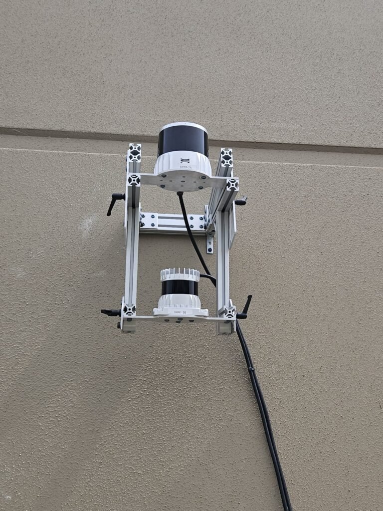 Dual Lidar Outdoor Mount to NEMA box inside.