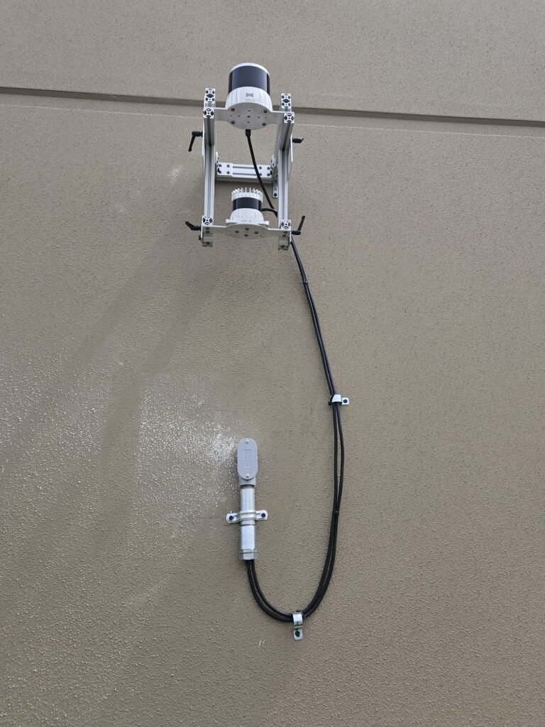 Single Lidar Outdoor Mount to NEMA box inside